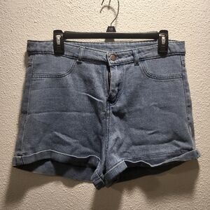Junior embroidery denim shorts XL